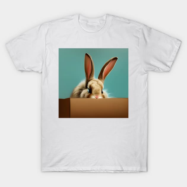 Bunny in a Box T-Shirt by BlakCircleGirl